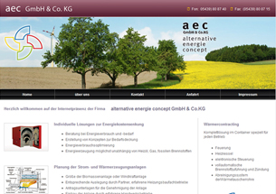 Webdesign Homepage 1